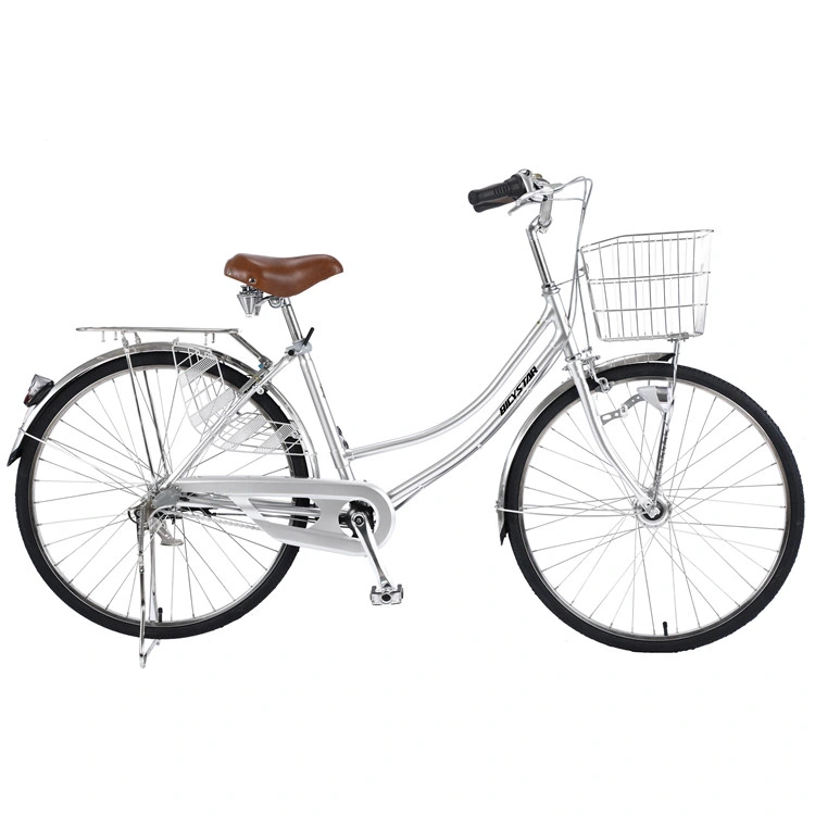 Cheap Fashion Classic 7 Speed 700c Bike Urban Holland Vintage Bike 24/26 Inch Bafang Ultra on City Bike with Basket New for Ladies/Women/Adult